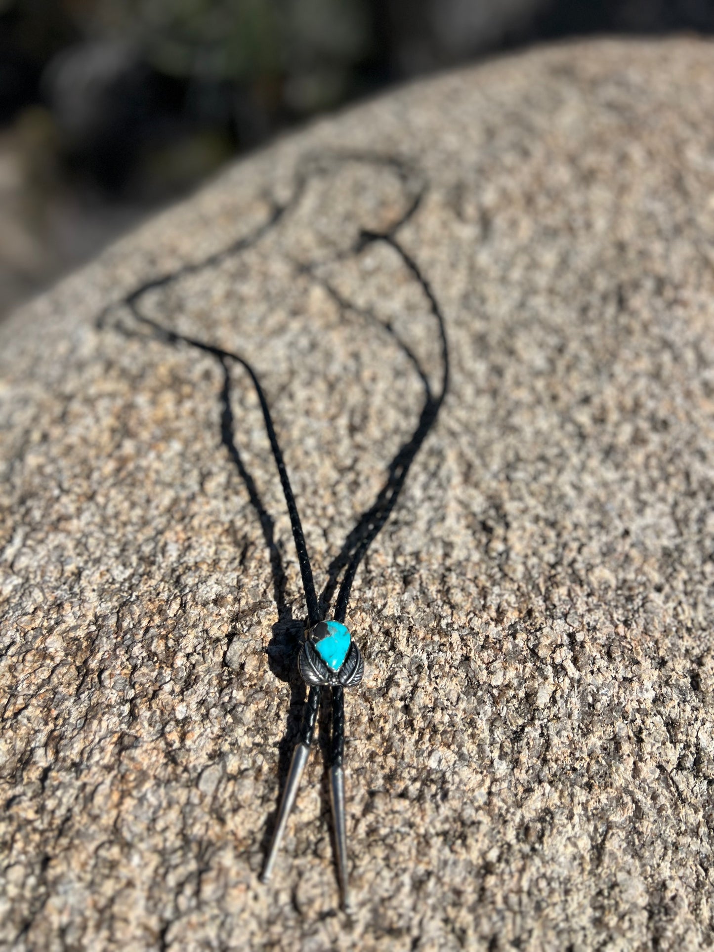 Carico Lake Turquoise Bolo Necklace