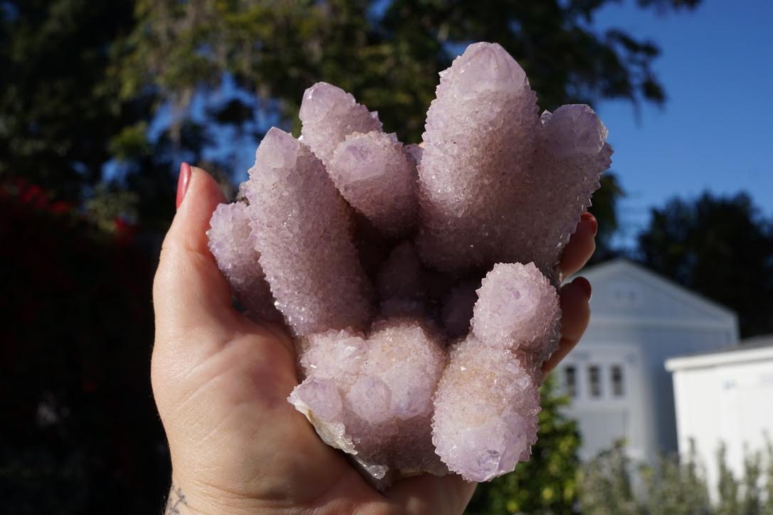 Amethyst Spirit Quartz Cluster