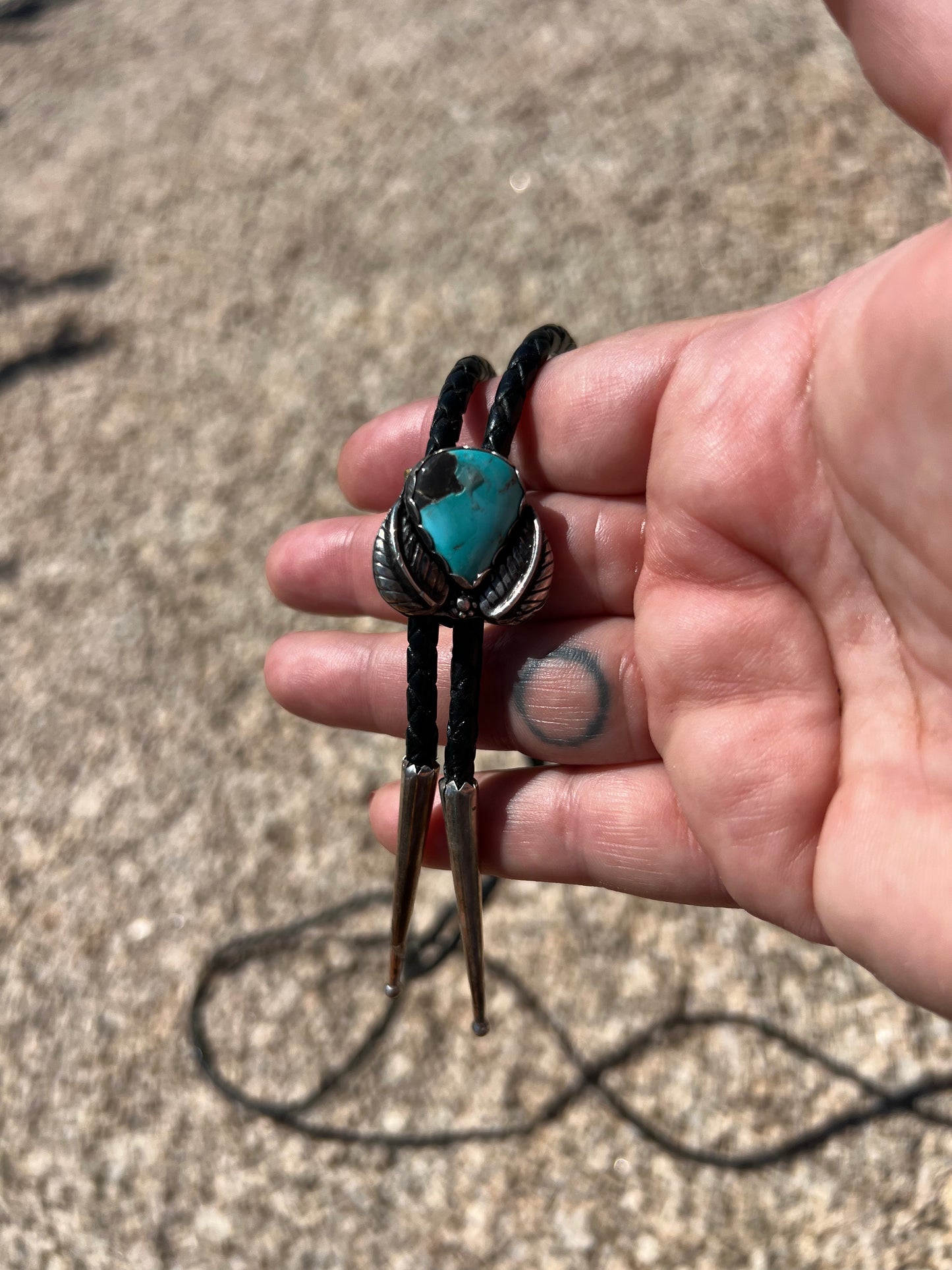 Carico Lake Turquoise Bolo Necklace