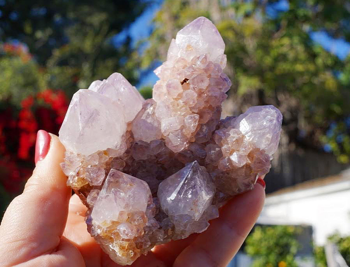 Amethyst Spirit Quartz Cluster