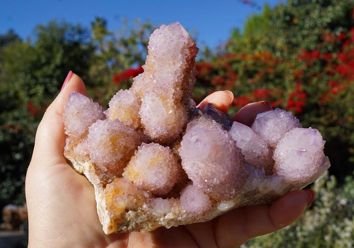 Amethyst Spirit Quartz Cluster