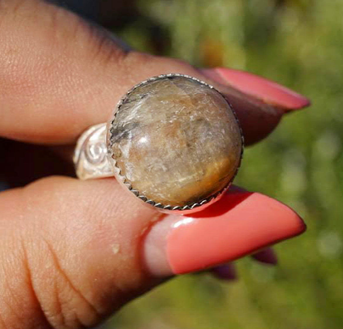 Cat’s Eye Moonstone Ring