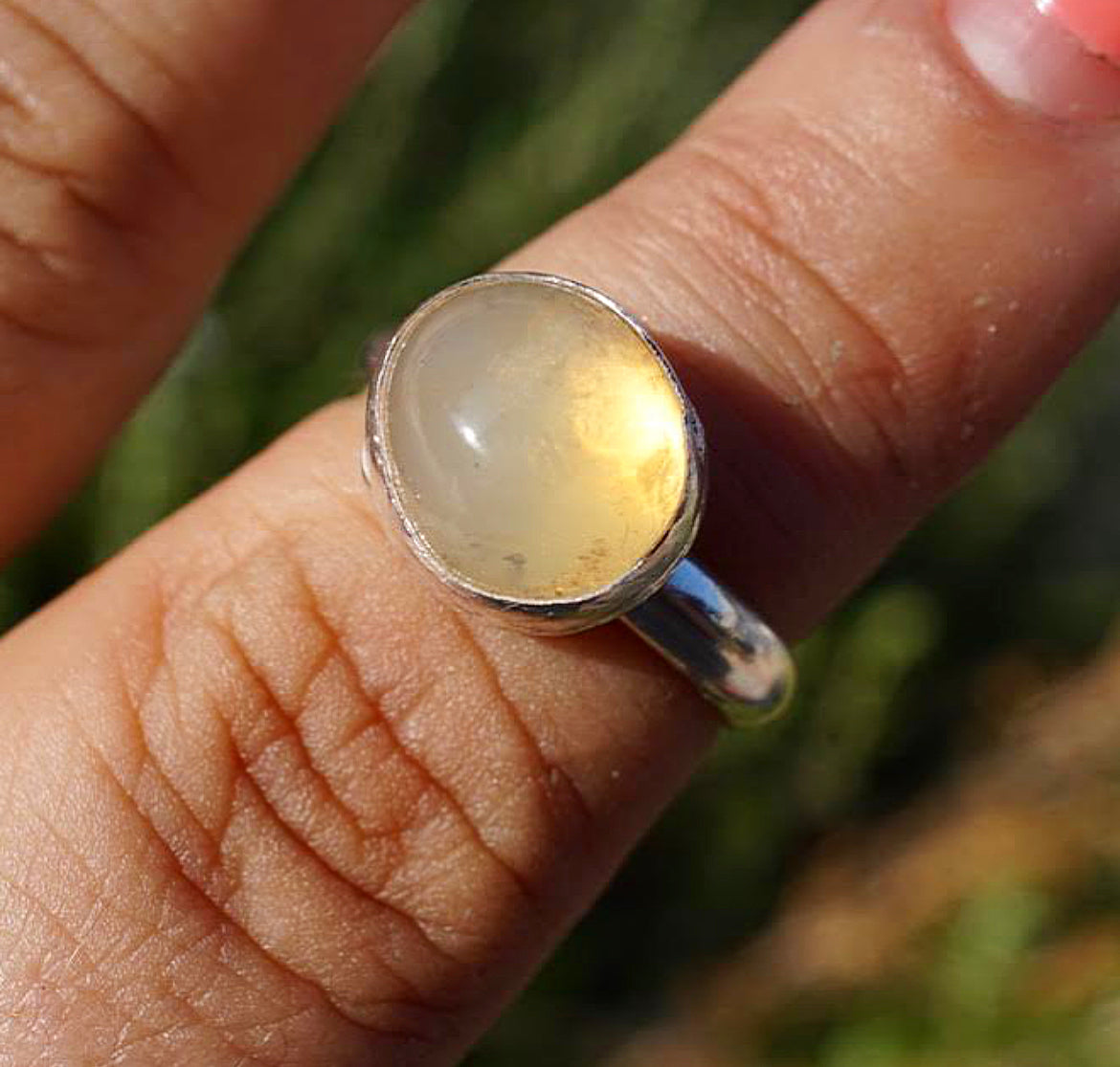 Mexican Fire Opal Ring