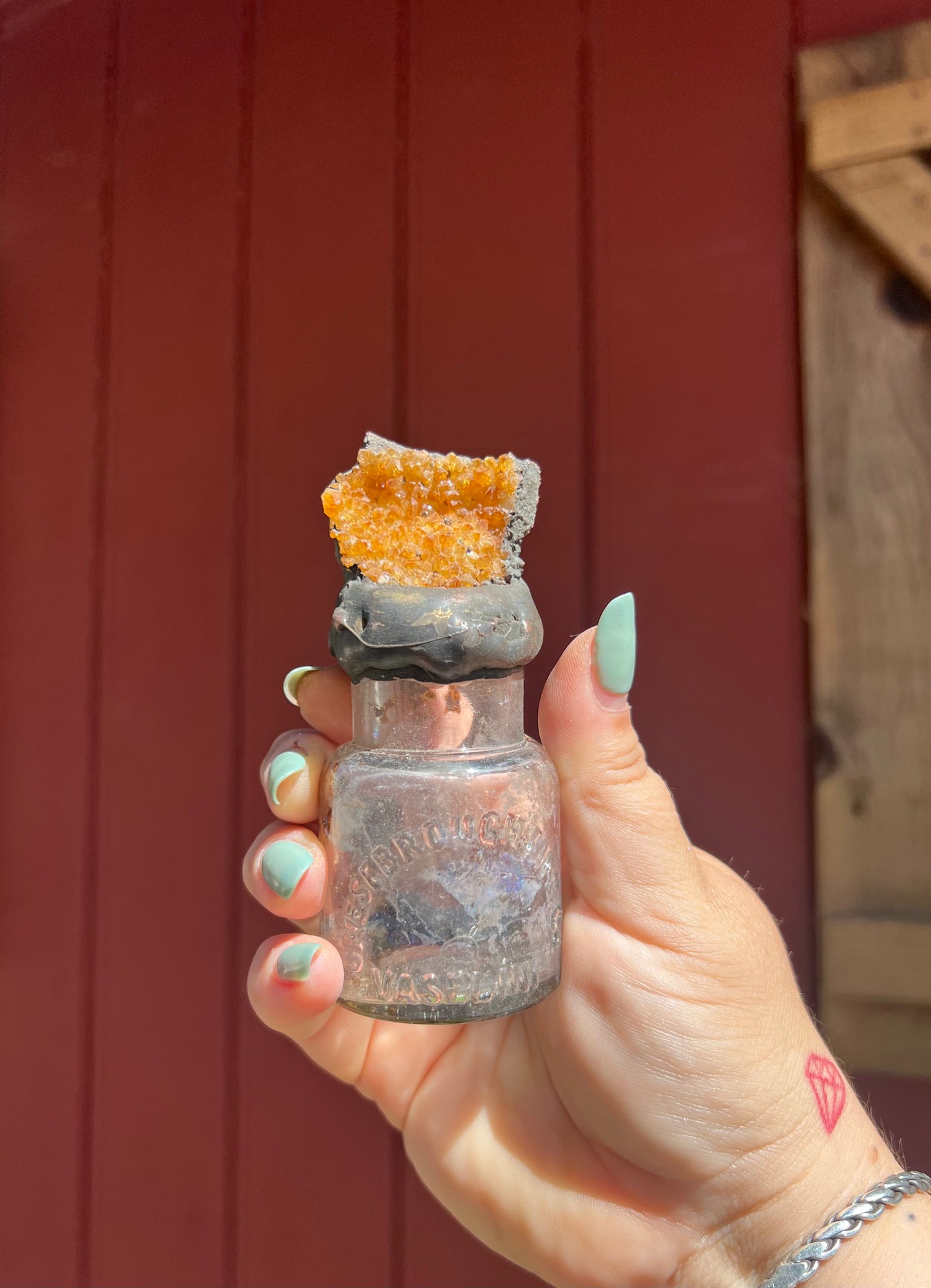 Crystal Potion Bottle: Citrine