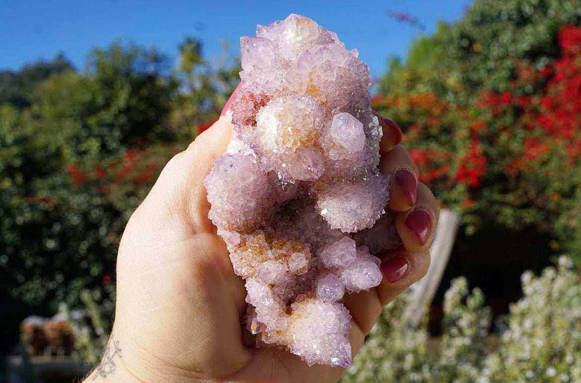 Amethyst Spirit Quartz Cluster