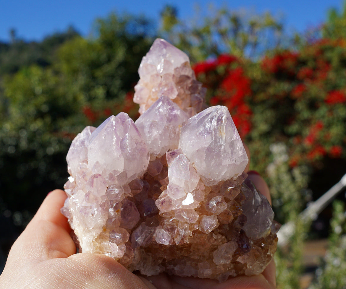 Amethyst Spirit Quartz Cluster