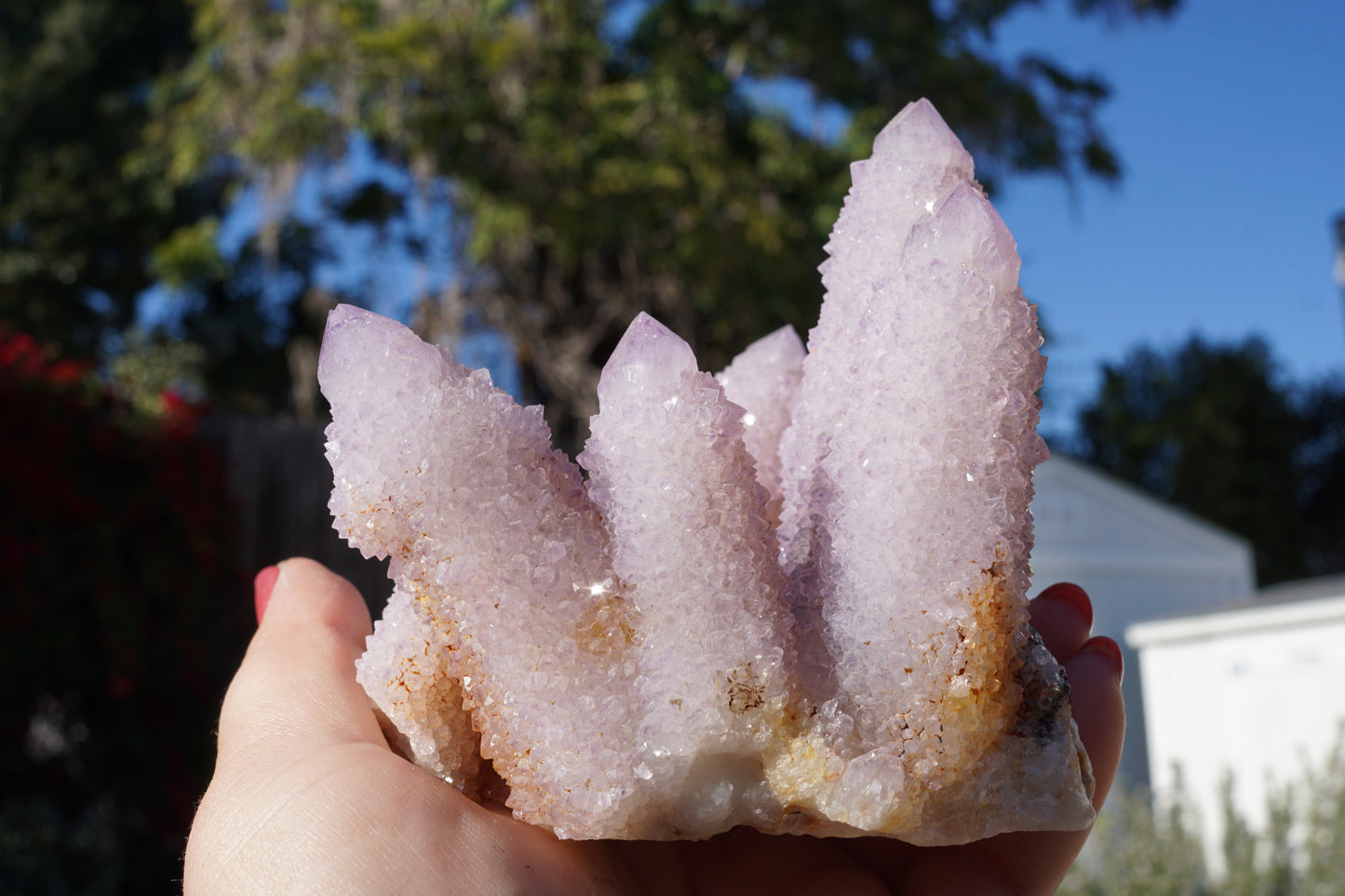 Amethyst Spirit Quartz Cluster