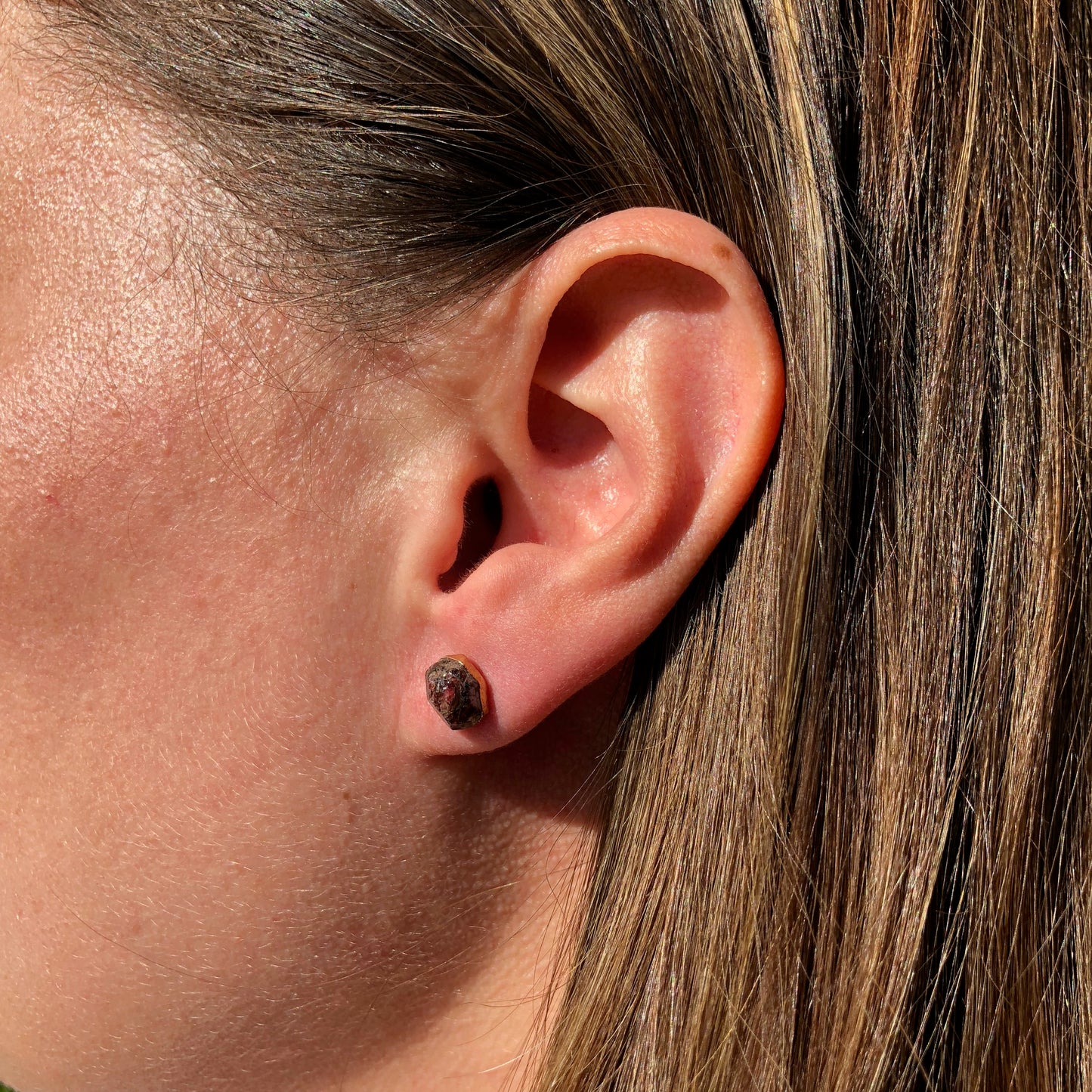 Red Garnet Earrings