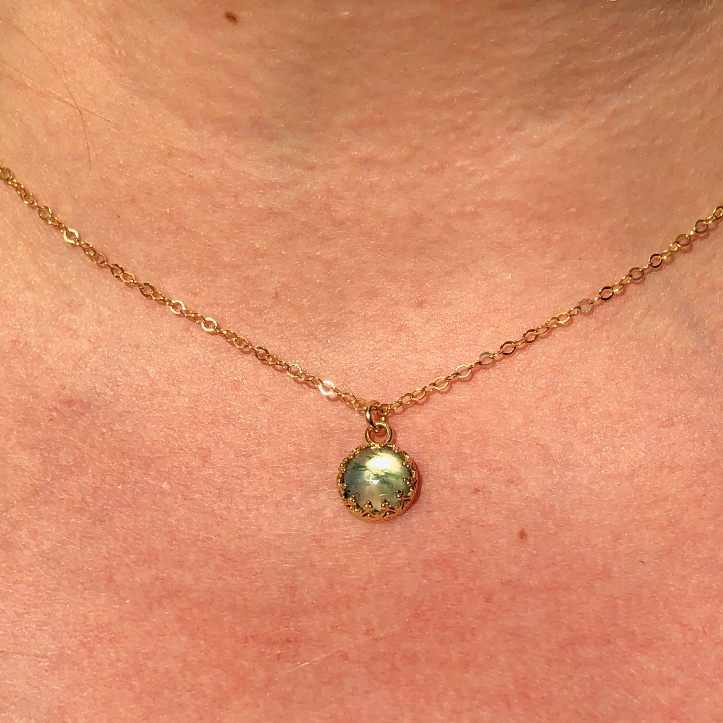 Moss Agate Necklace