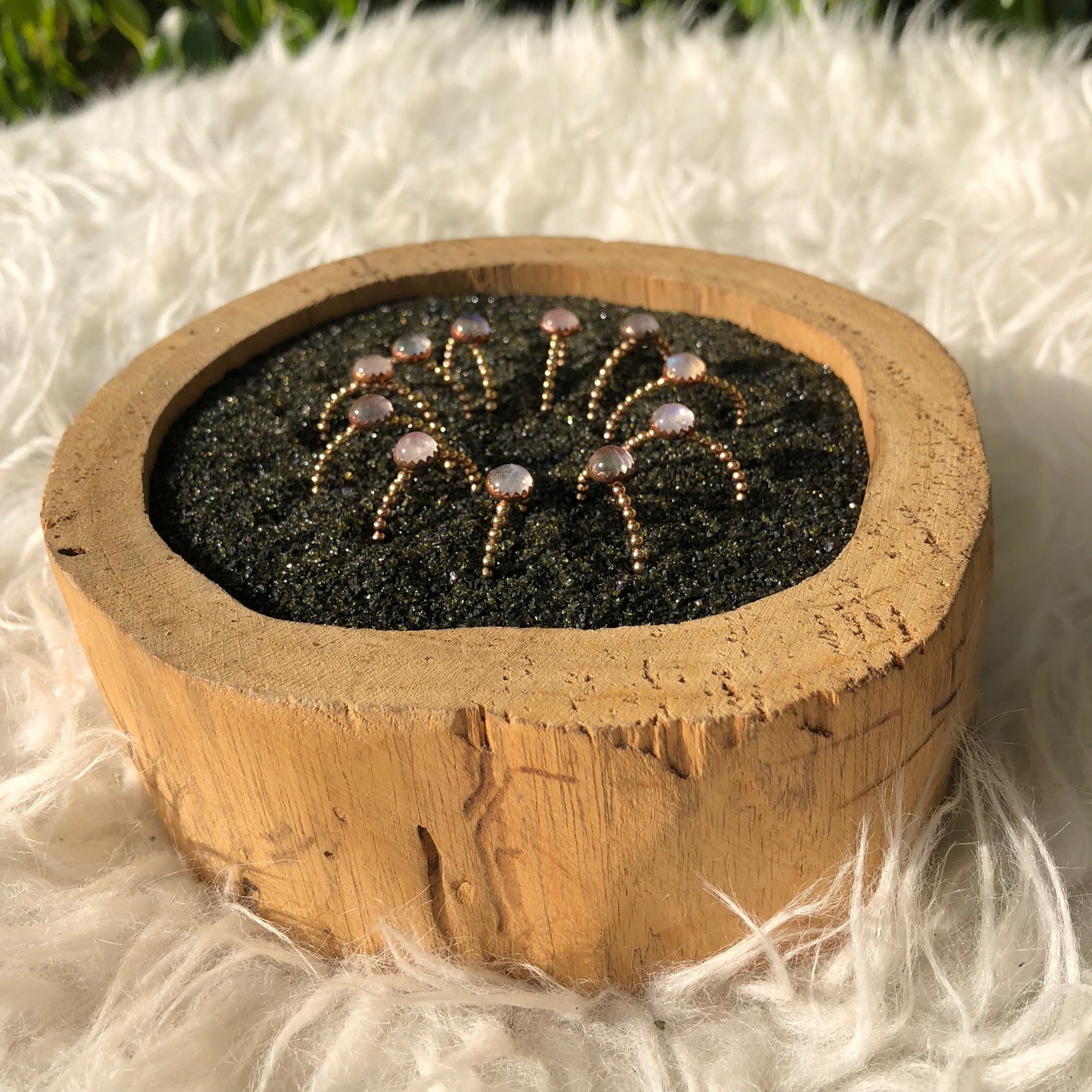 Rainbow Moonstone Ring