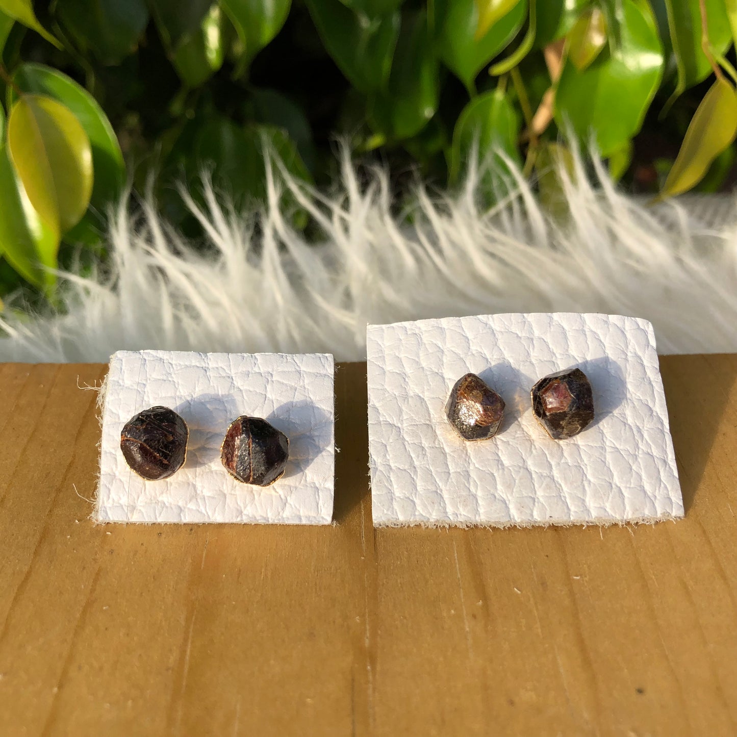 Red Garnet Earrings