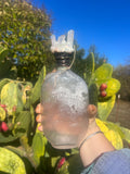 Crystal Potion Bottle: Angel Aura Quartz Cluster
