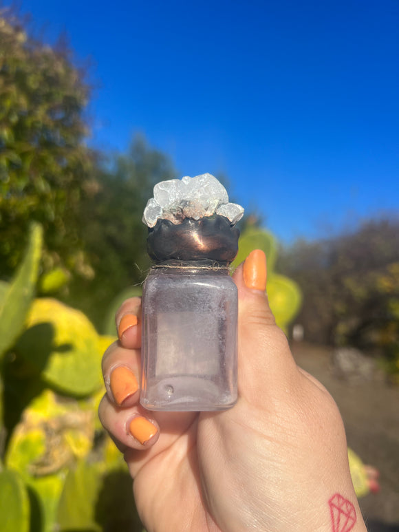 Crystal Potion Bottle: Apophylite