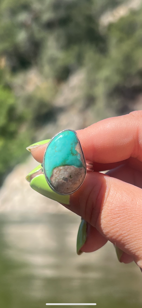 Royston Turquoise + Sterling Silver Ring
