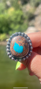 Pilot Mountain Turquoise + Sterling Silver Ring