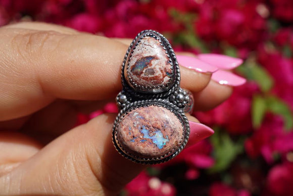 Opal Magic + Sterling Silver Ring