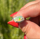 Raw Ethiopian Opal + Sterling Silver Ring