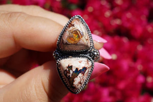 Opal Magic + Sterling Silver Ring