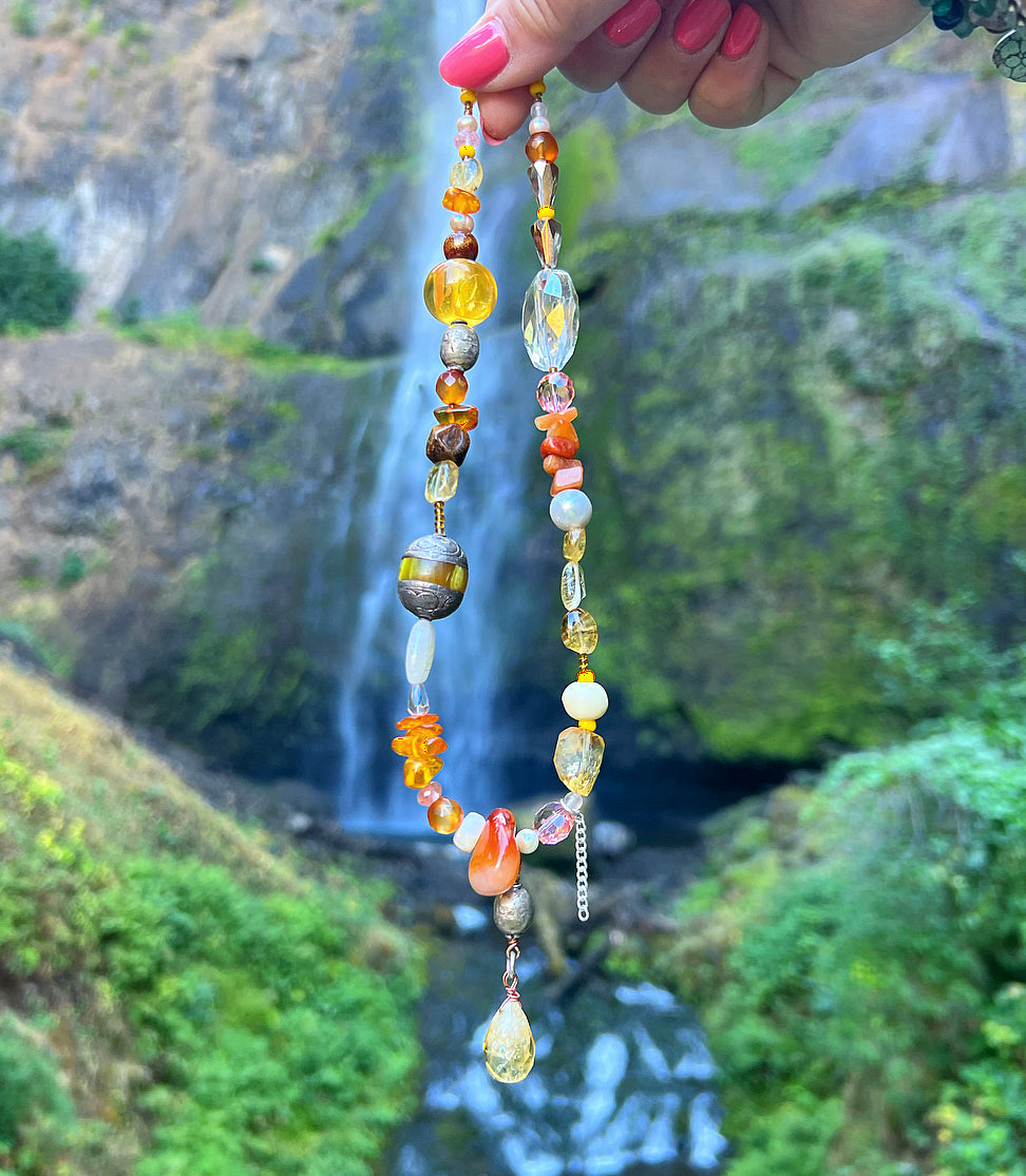 Multnomah Falls Charm Necklace