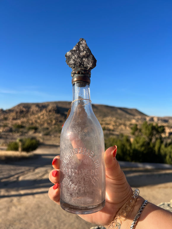 Crystal Potion Bottle: Amethyst Large