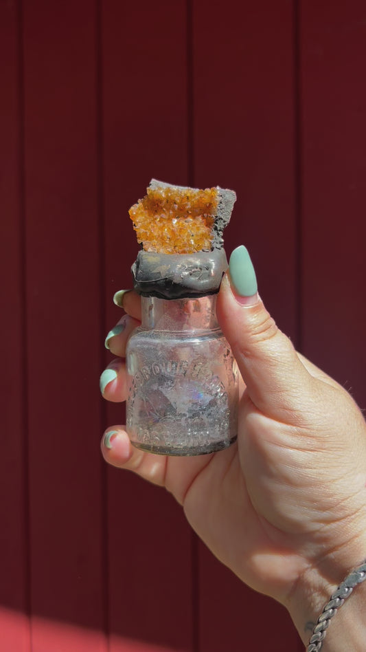 Crystal Potion Bottle: Citrine