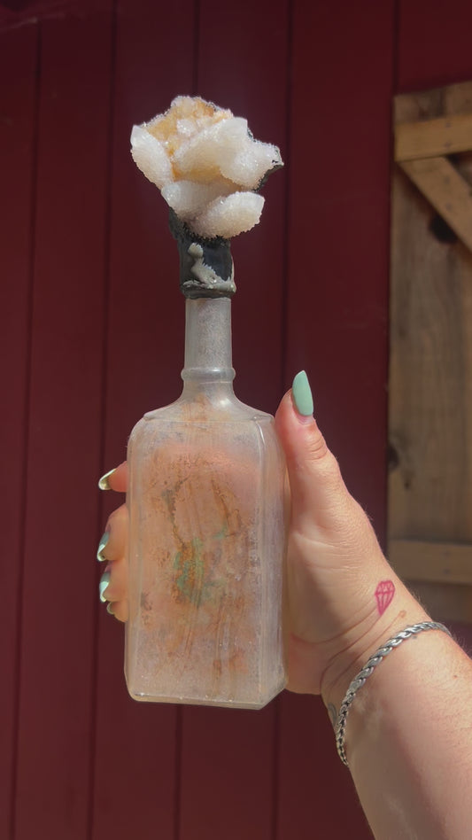 Crystal Potion Bottle: Spirit Quartz